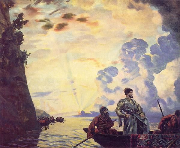 Boris Kustodiev Stepan Razin oil painting picture